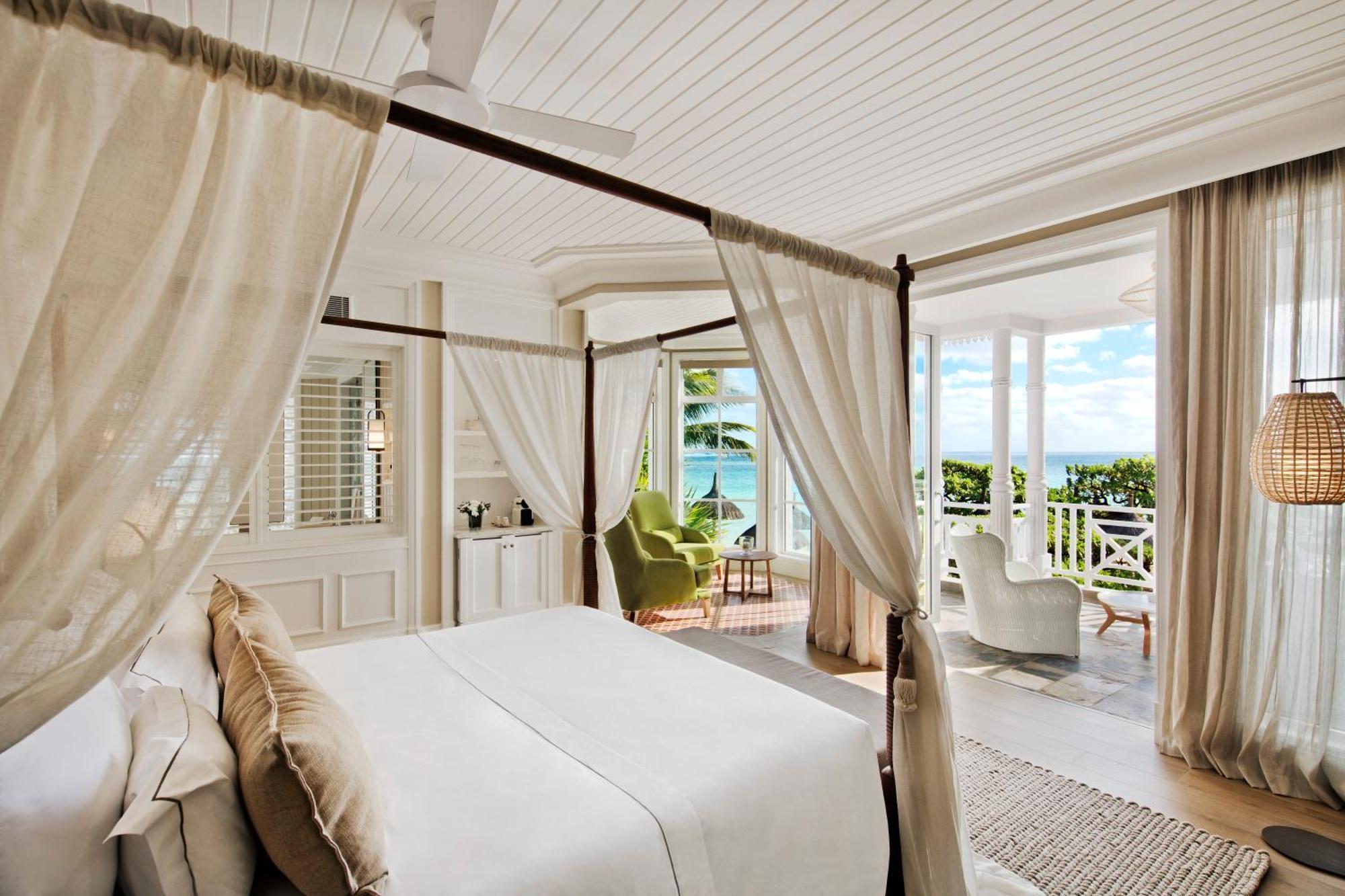 Heritage Le Telfair Golf & Wellness Resort Bel Ombre Room photo A bedroom at the Eden Rock Cap O'jib Beach Resort